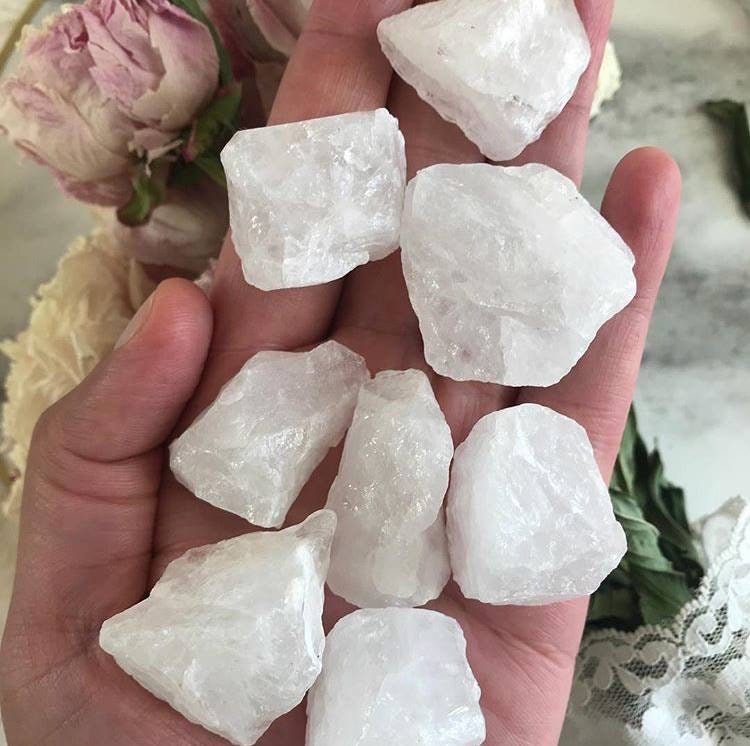 Snow Quartz-Raw Snow Quartz-Rough Snow Quartz
