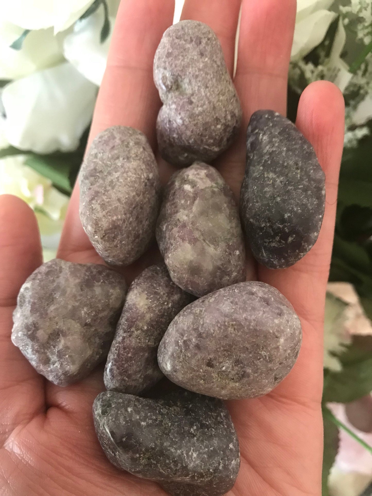 Lepidolite-Lepidolite Crystal-Tumbled Lepidolite-Lepidolite Stone