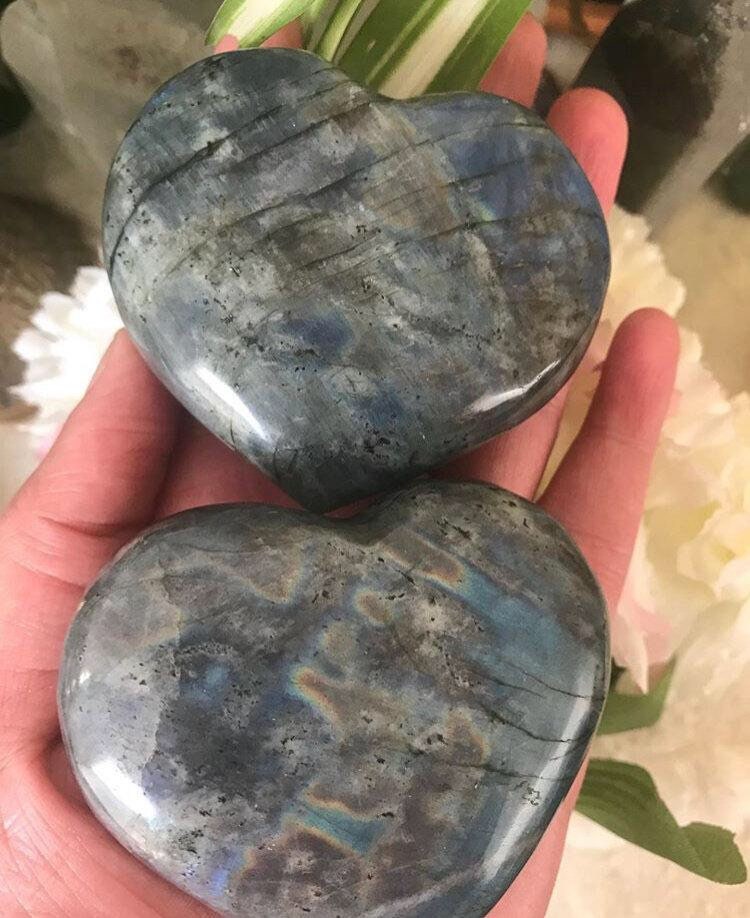 Labradorite Crystal-Labradorite Hearts-Labradorite Stone