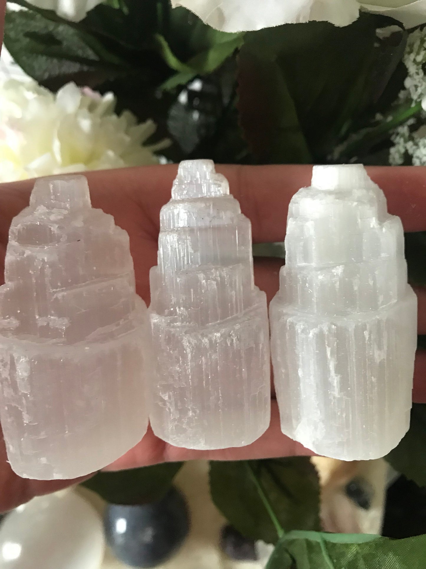 Selenite-Selenite Crystal-Selenite Towers