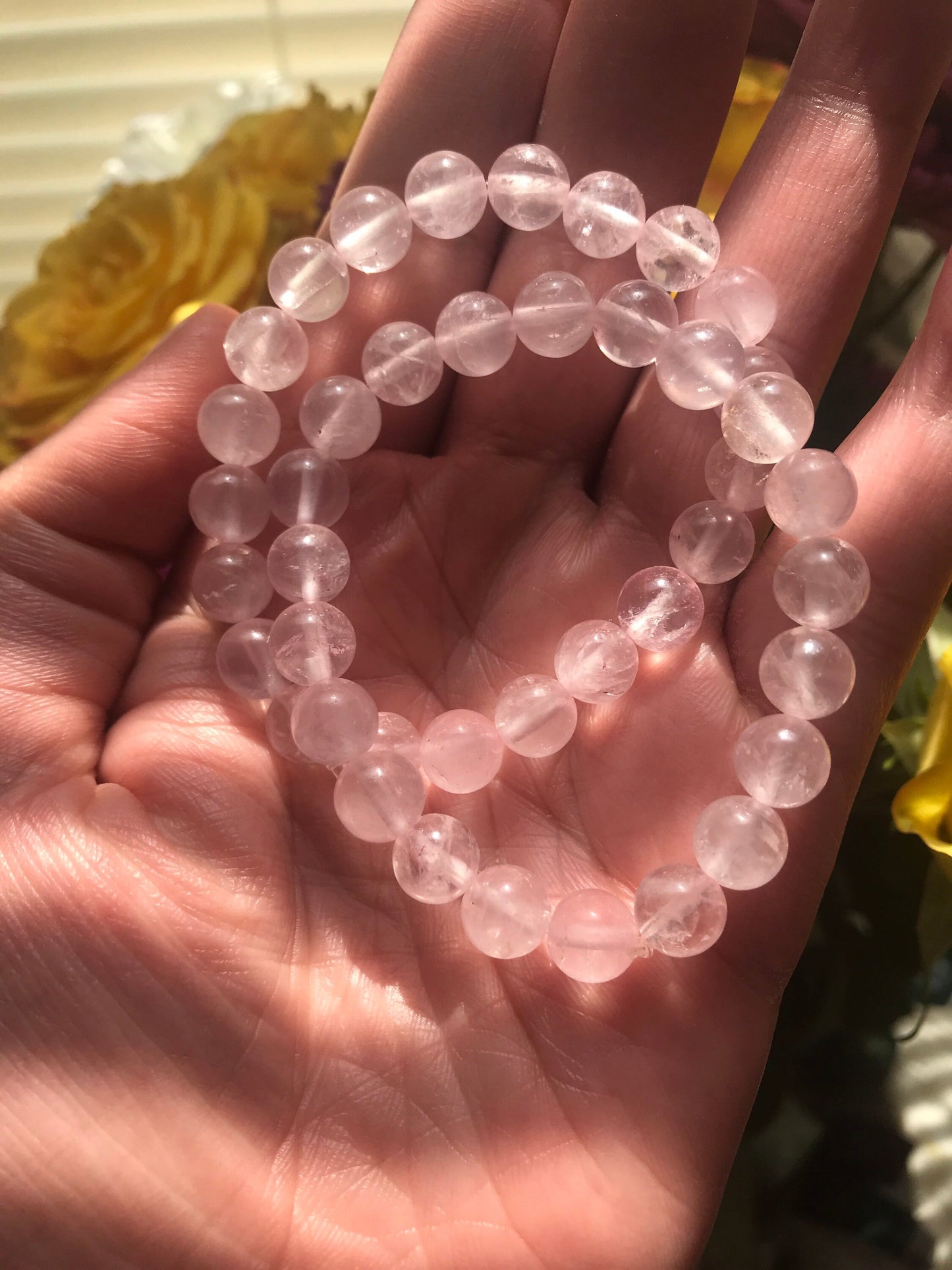 Rose Quartz Bracelet — Heart Chakra Activation Jewel