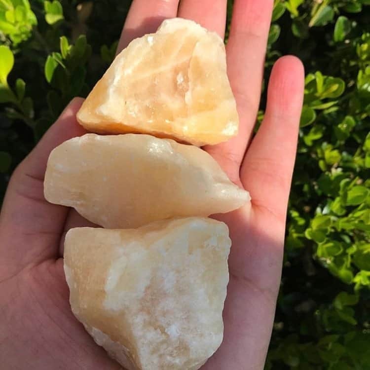 Yellow Calcite-Raw Yellow Calcite-Yellow Calcite Crystal