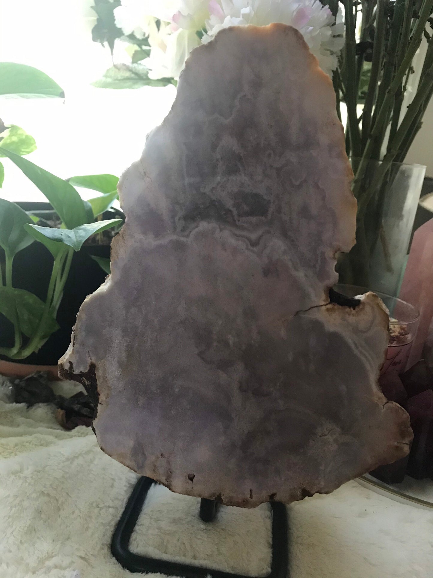 Pink Amethyst Crystal-Pink Amethyst Slab-Pink Amethyst