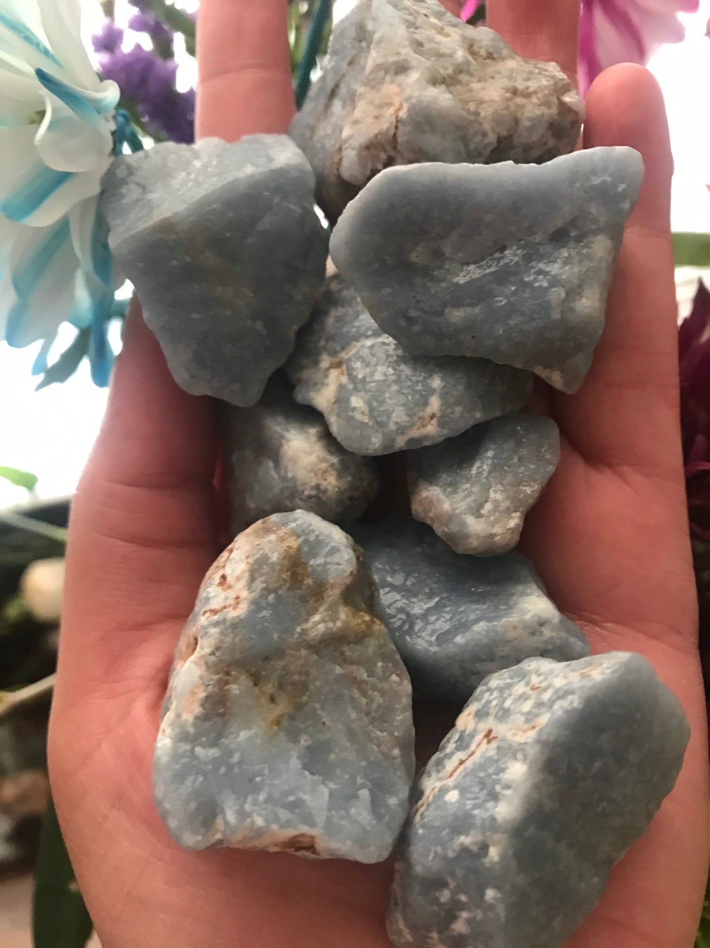 Angelite Stone-Raw Angelite Stone-Angelite Crystal-Raw Angelite Crystal-Rough Angelite-Raw Angelite