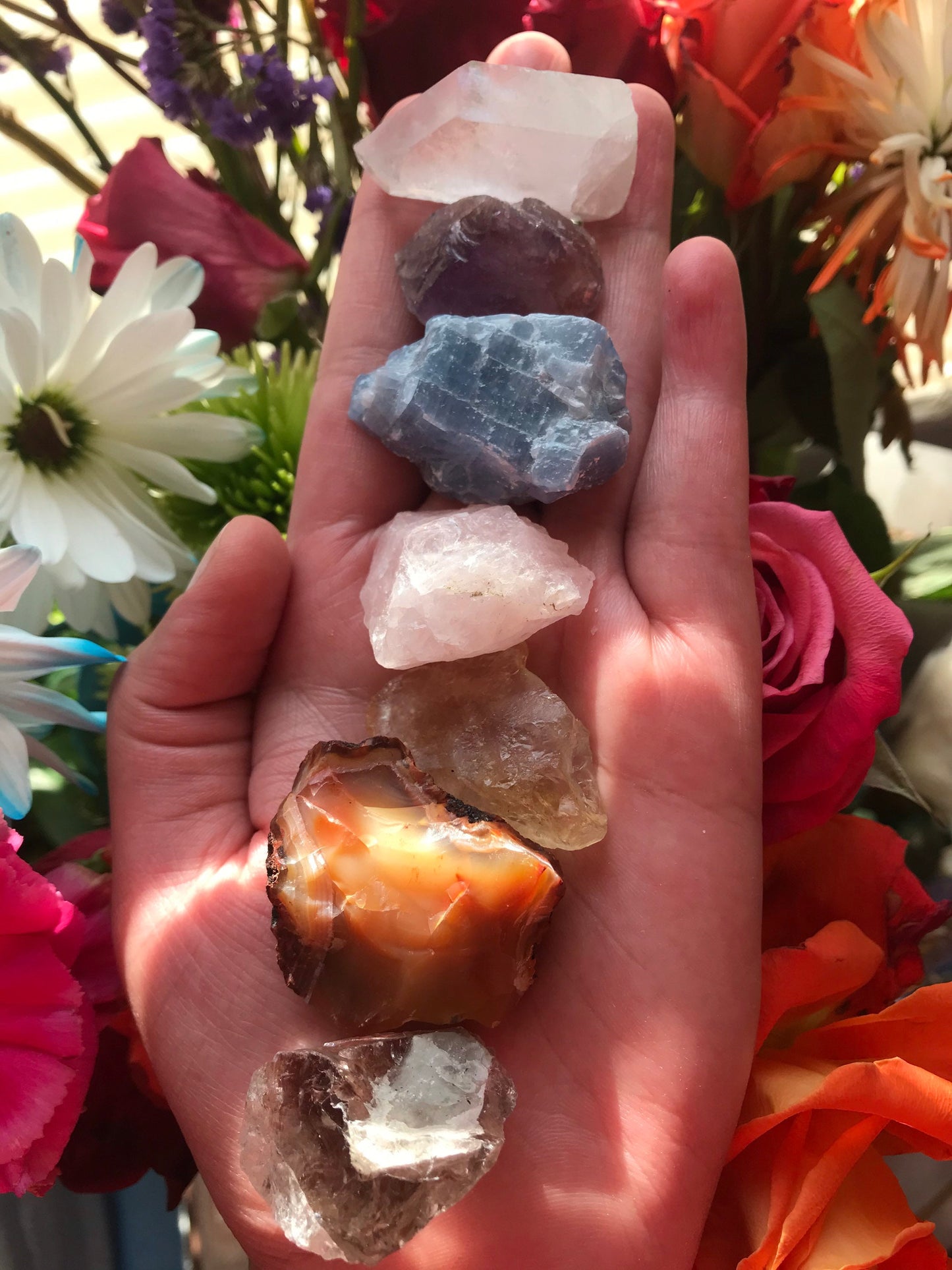 Raw Chakra Stones-Raw Chakra Crystals-Raw Chakra Stones Set-Raw Chakra Crystals Set-Raw Chakra Stones Kit-Raw Chakra Crystals Kit