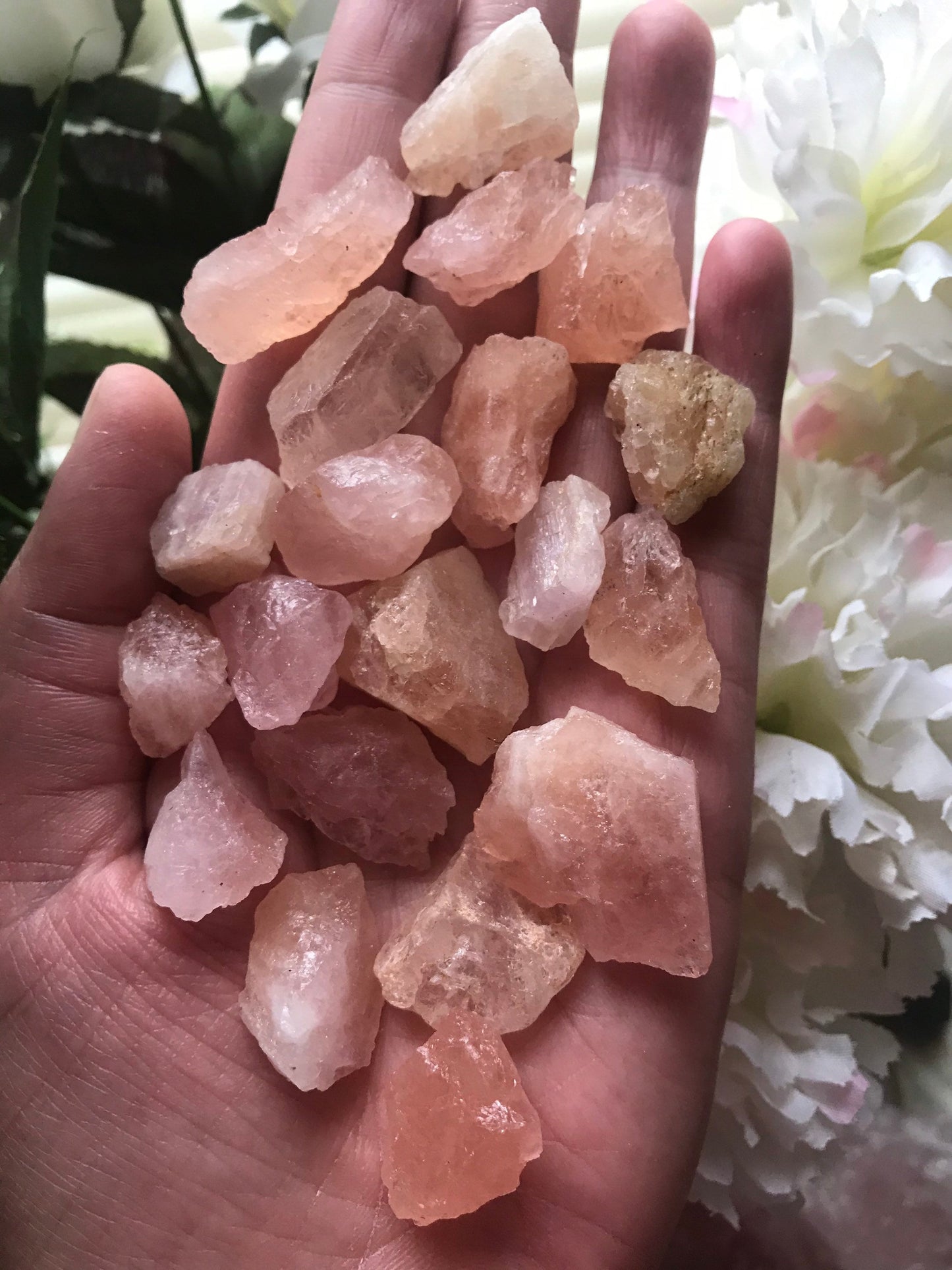 Morganite Crystal-Authentic Morganite Crystal-Raw Morganite-Rough Morganite-Morganite Stone