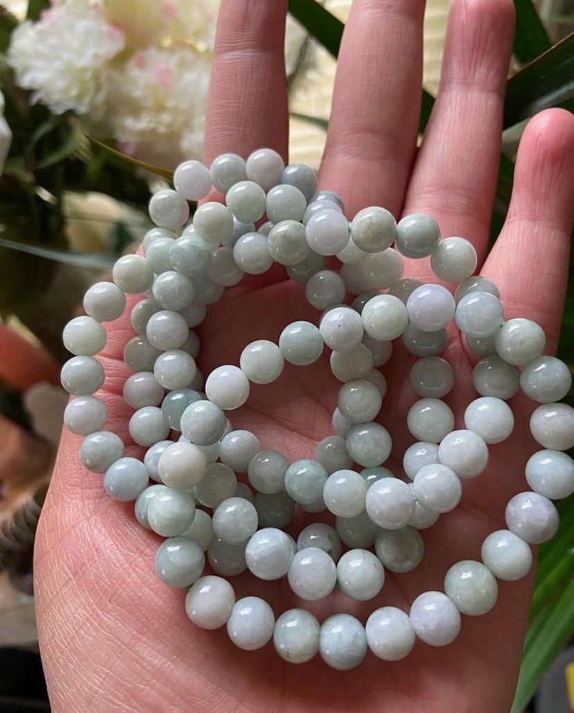 Burmese Jade Bracelet -Jade Bracelet-Jade Crystal Bracelet