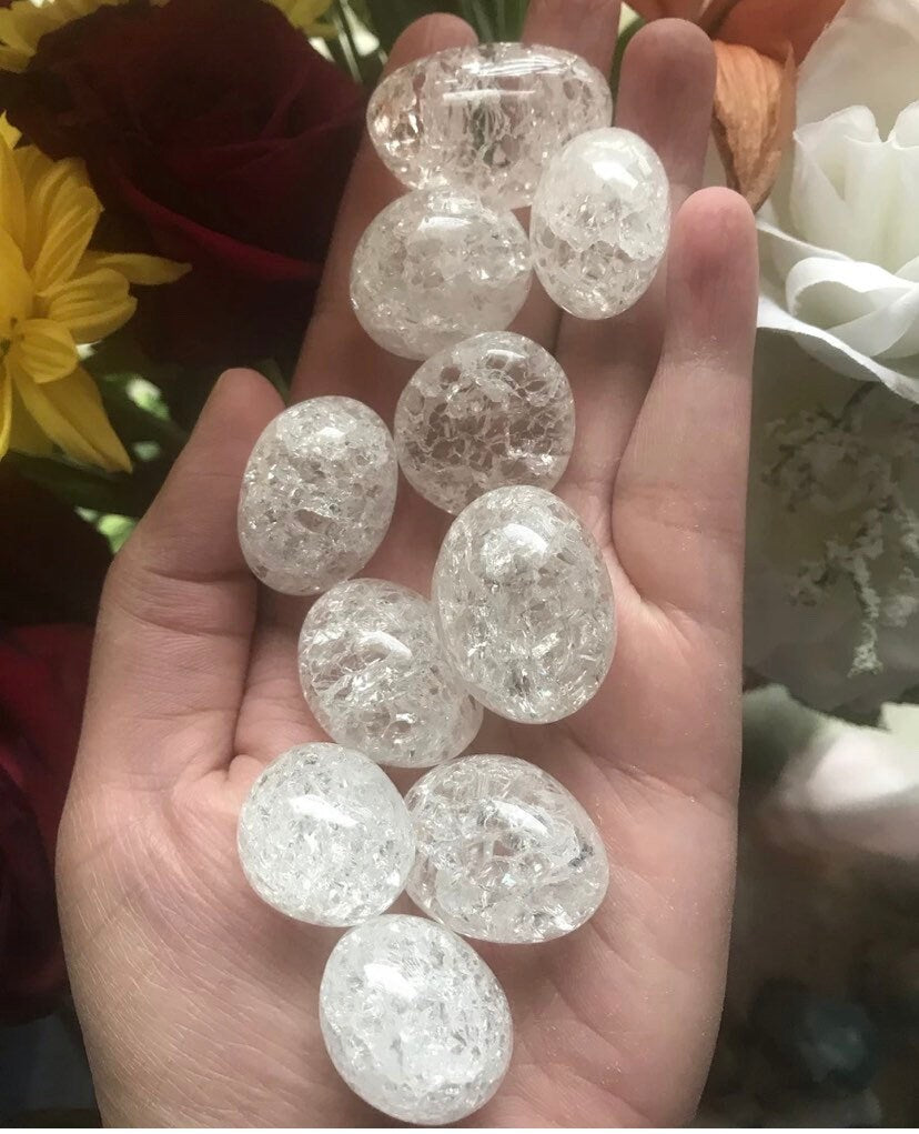 Fire and Ice Crystal-Fire and Ice Quartz - Tumbled Fire and Ice Quartz-Fire and Ice Stone