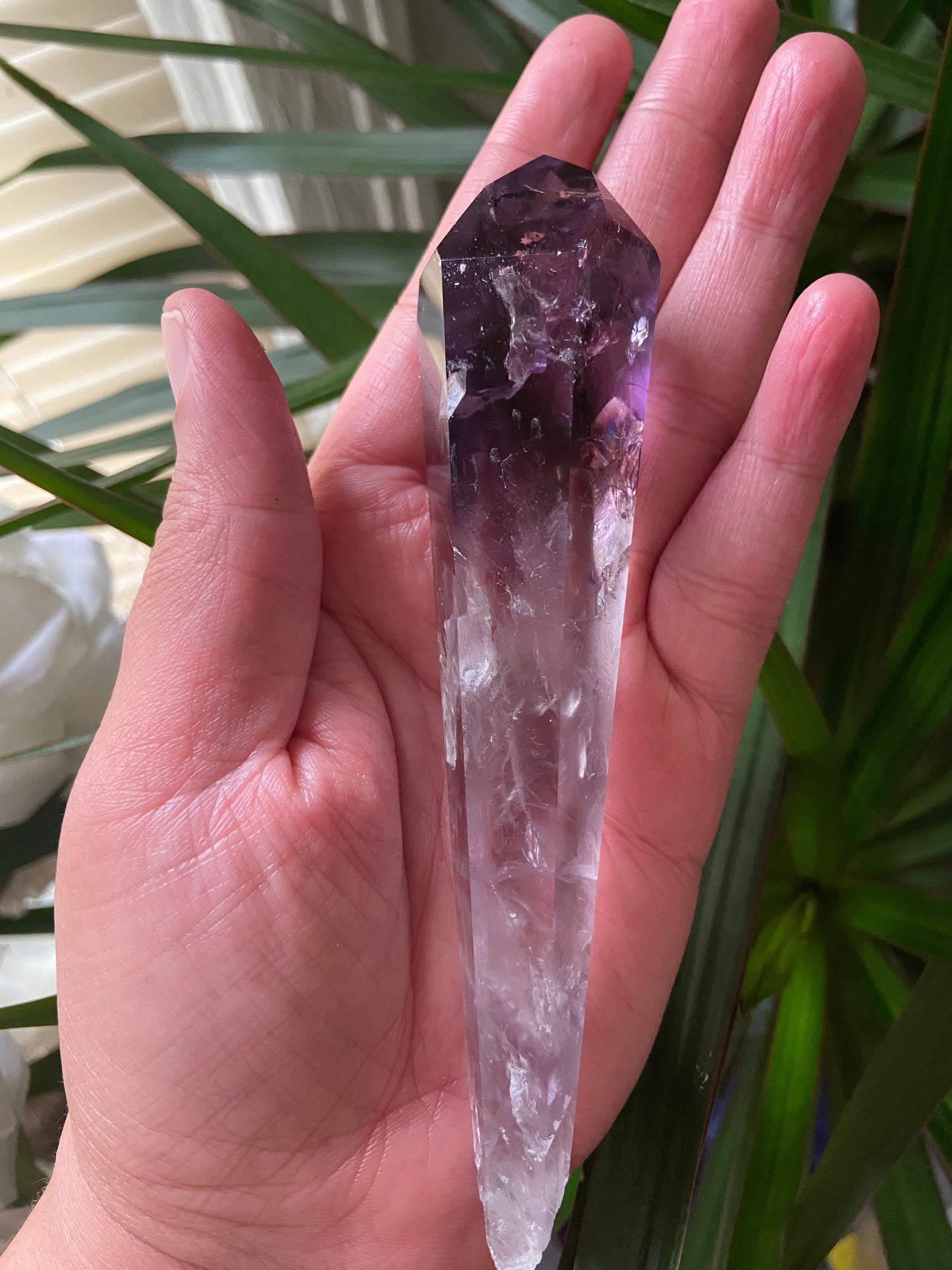 Royal Amethyst-Amethyst Wand -Amethyst Crystal Wand-Polished Amethyst Wand