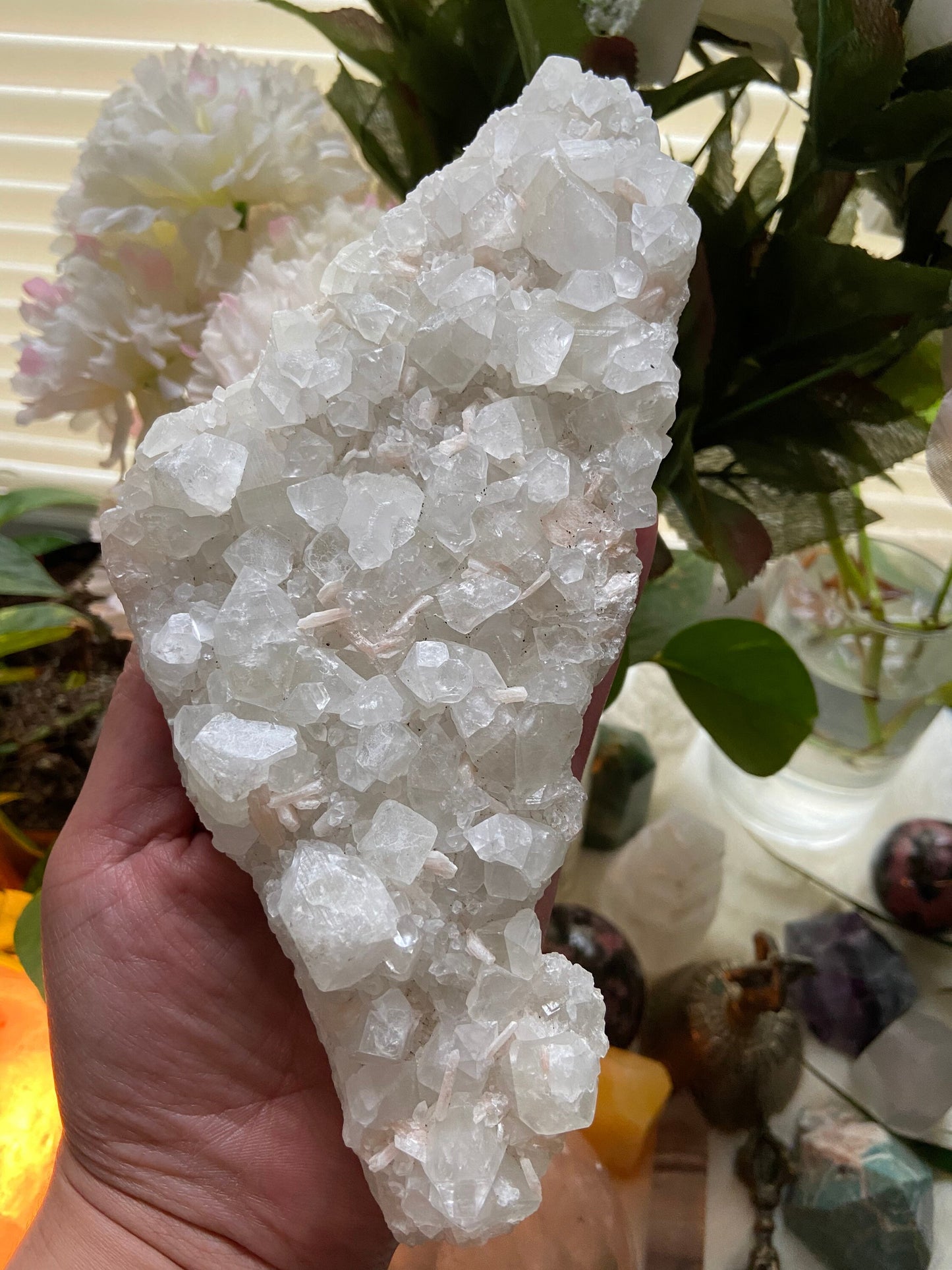 Apophyllite Cluster-Apophyllite Stone