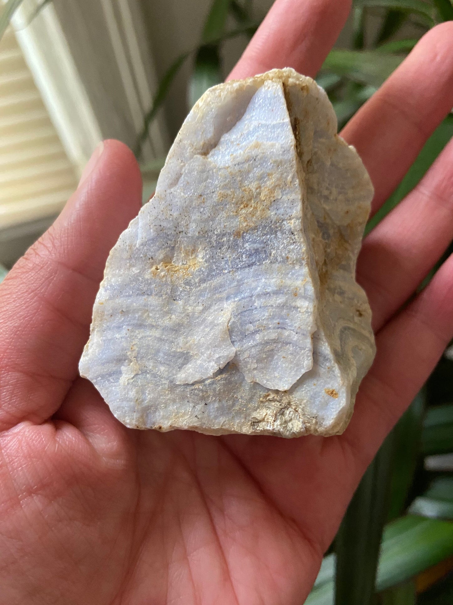 Blue Lace Agate - Raw Blue Lace Agate-Rough Blue Lace Agate-Blue Lace Agate Crystal