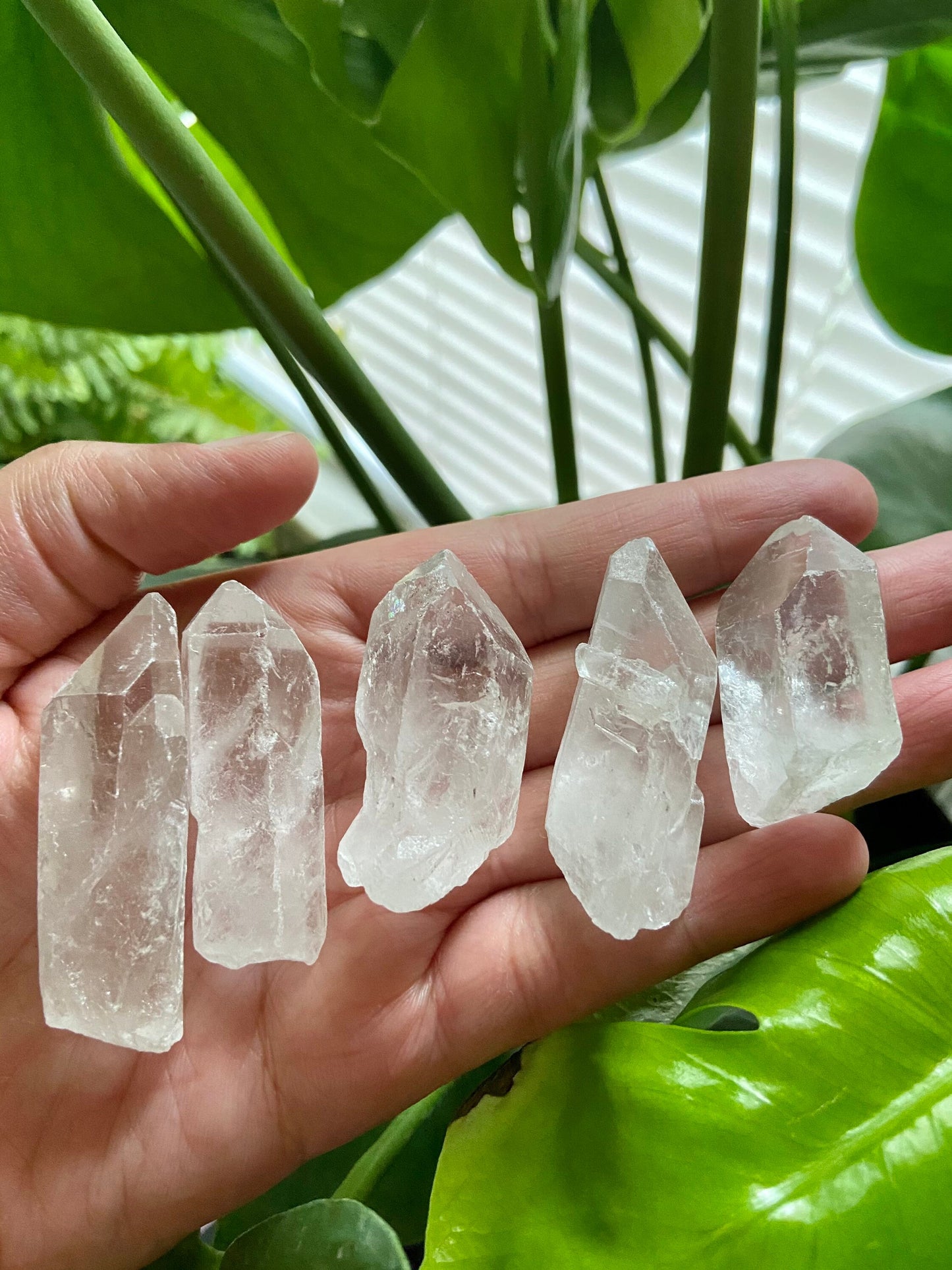 Raw Clear Quartz-Clear Quartz Point -Raw Clear Quartz Point