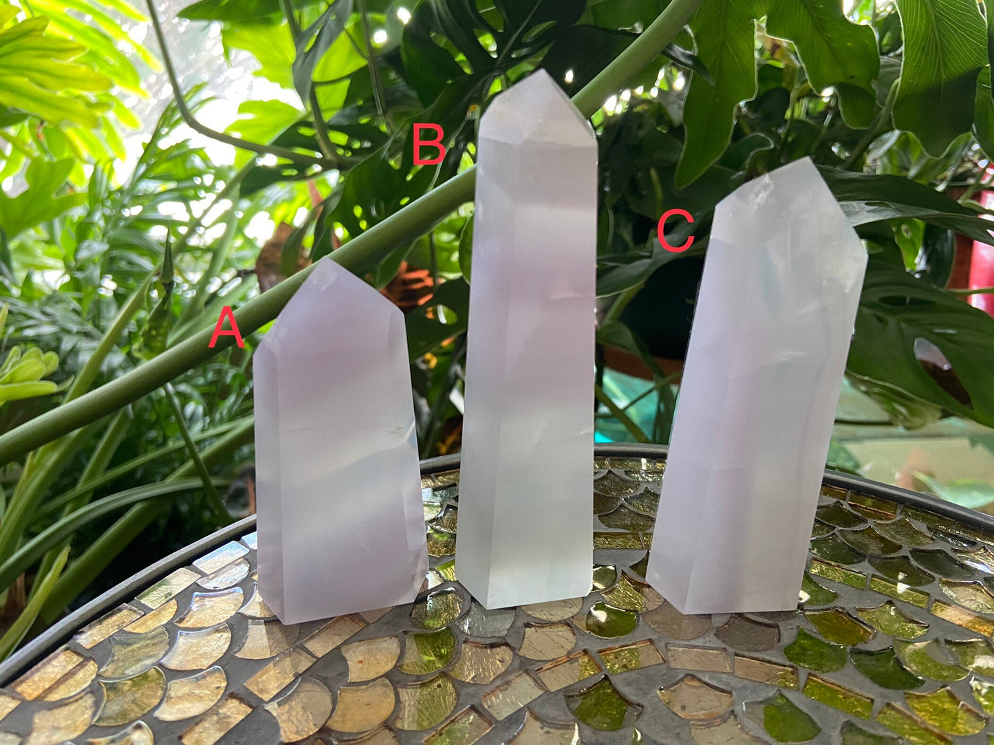 Yttrium Fluorite Towers|Lavender Fluorite Towers