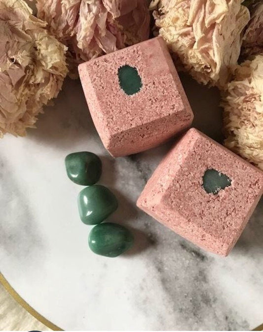 Chakra Bath Bomb/ Heart Chakra Bath Bomb/Natural Bath Bomb