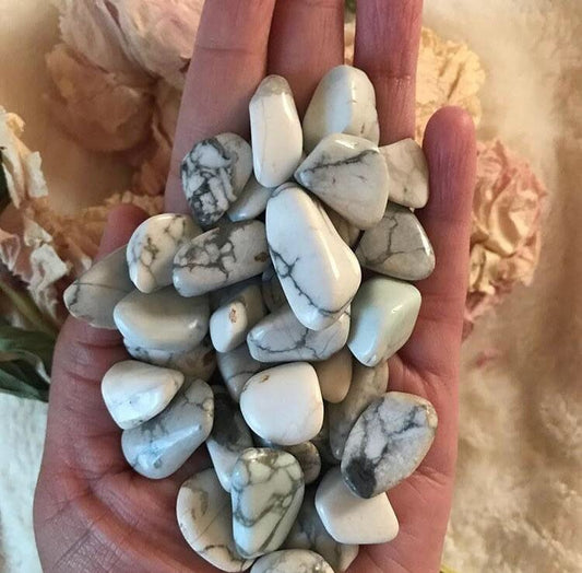 Howlite Crystal-Tumbled Howlite-Howlite Stone