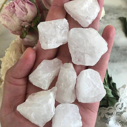 Snow Quartz-Raw Snow Quartz-Rough Snow Quartz