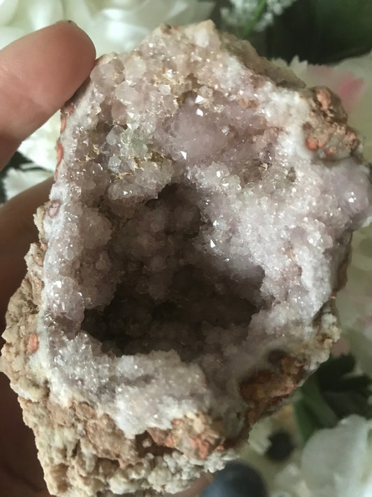 Pink Amethyst Geode