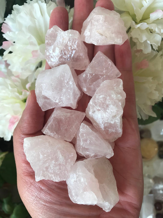 Rose Quartz Crystal-Raw Rose Quartz Crystal- Rose Quartz Stone