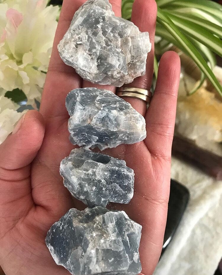 Blue Calcite-Blue Calcite Crystal-Blue Calcite Stone-Raw Blue Calcite