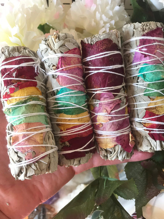 Rose Smudge Sticks-Rose Smudge-Rose Smudge Sticks