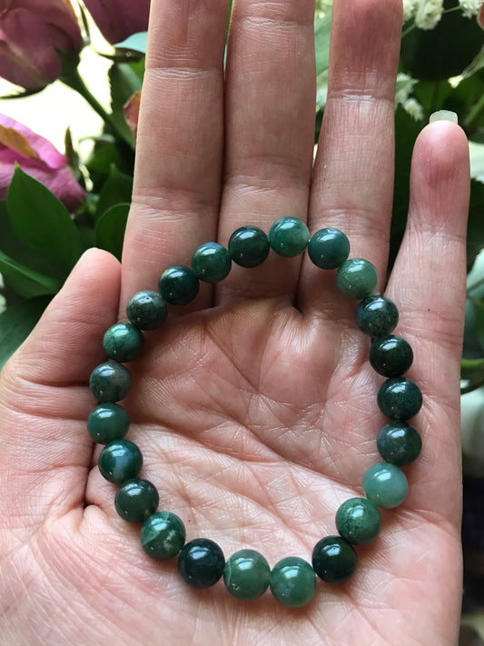 Moss Agate Bracelet