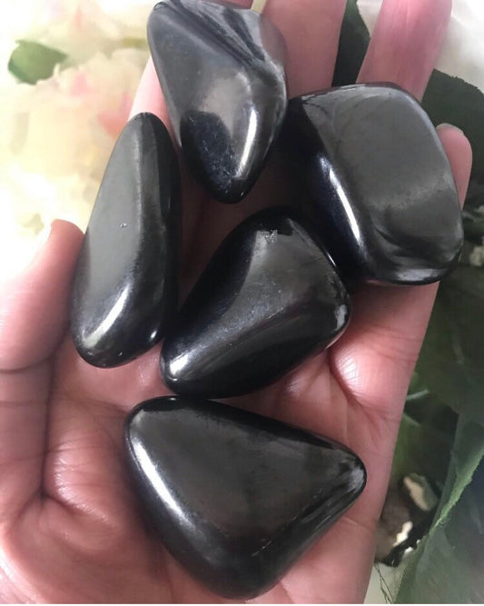 Shungite Stone -Shungite Crystal -Tumbled Shungite -Shungite Tumbled Stone