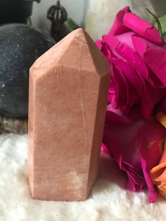 Peach Moonstone Tower-Peach Moonstone Obelisk