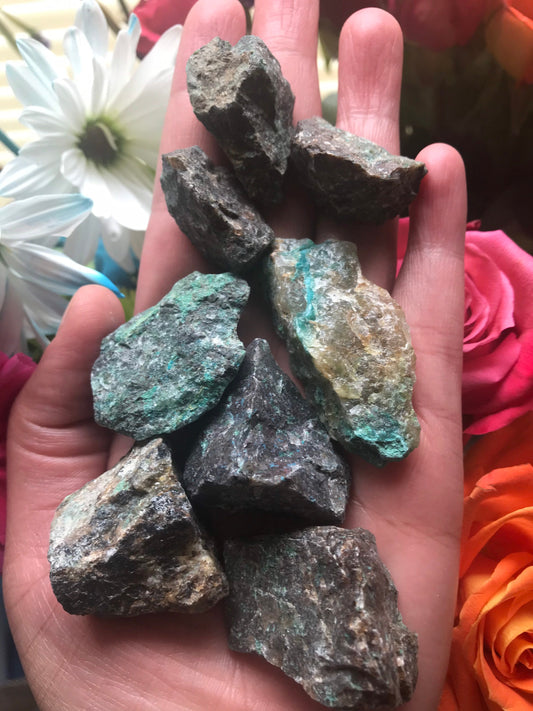 Raw Chrysocolla -Rough Chrysocolla