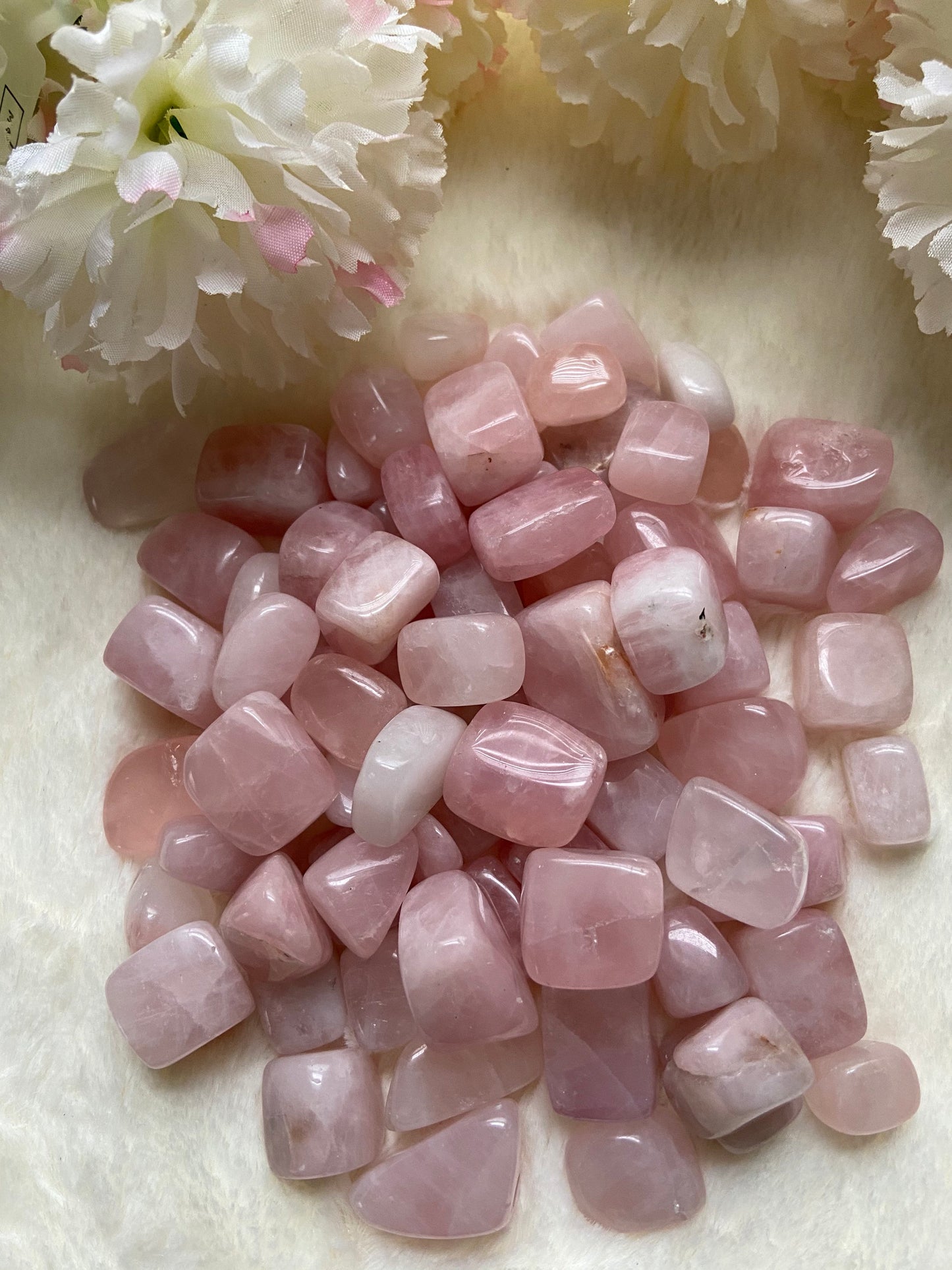 Tumbled Rose Quartz-Rose Quartz Crystal- Rose Quartz Stone