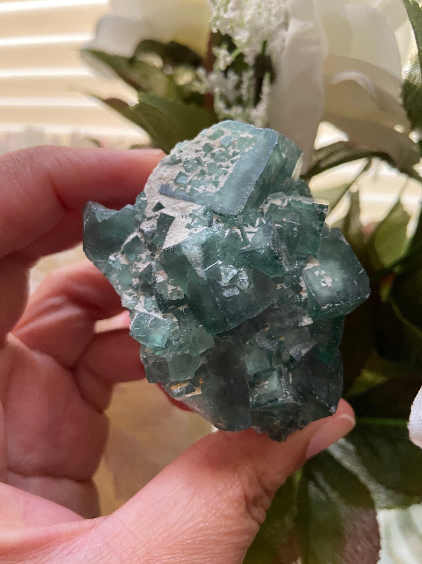 Green Fluorite-Green Fluorite Cluster-Fluorite Cluster