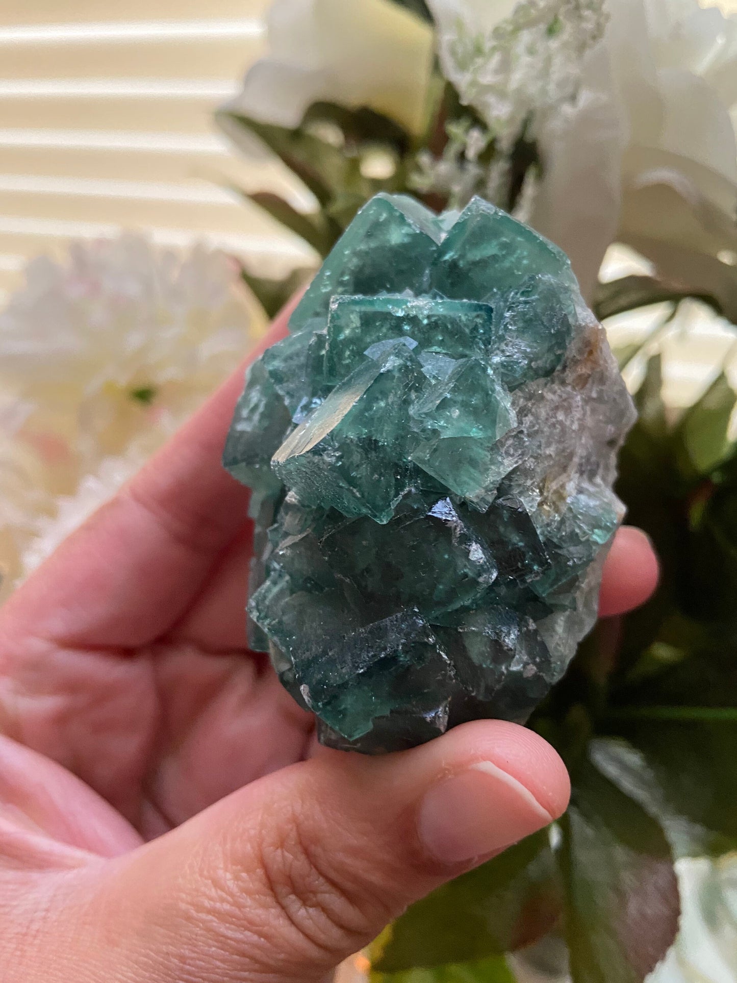 Green Fluorite-Green Fluorite Cluster-Fluorite Cluster