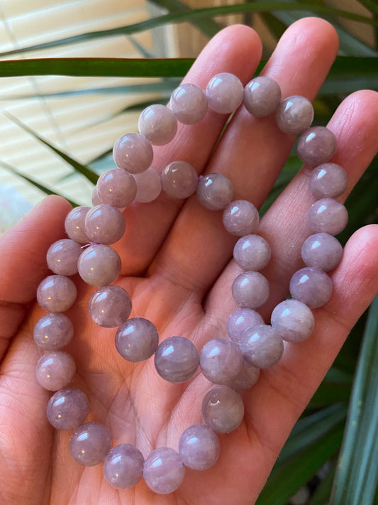 Lavender Rose Quartz Bracelet-Lavender Quartz Bracelet