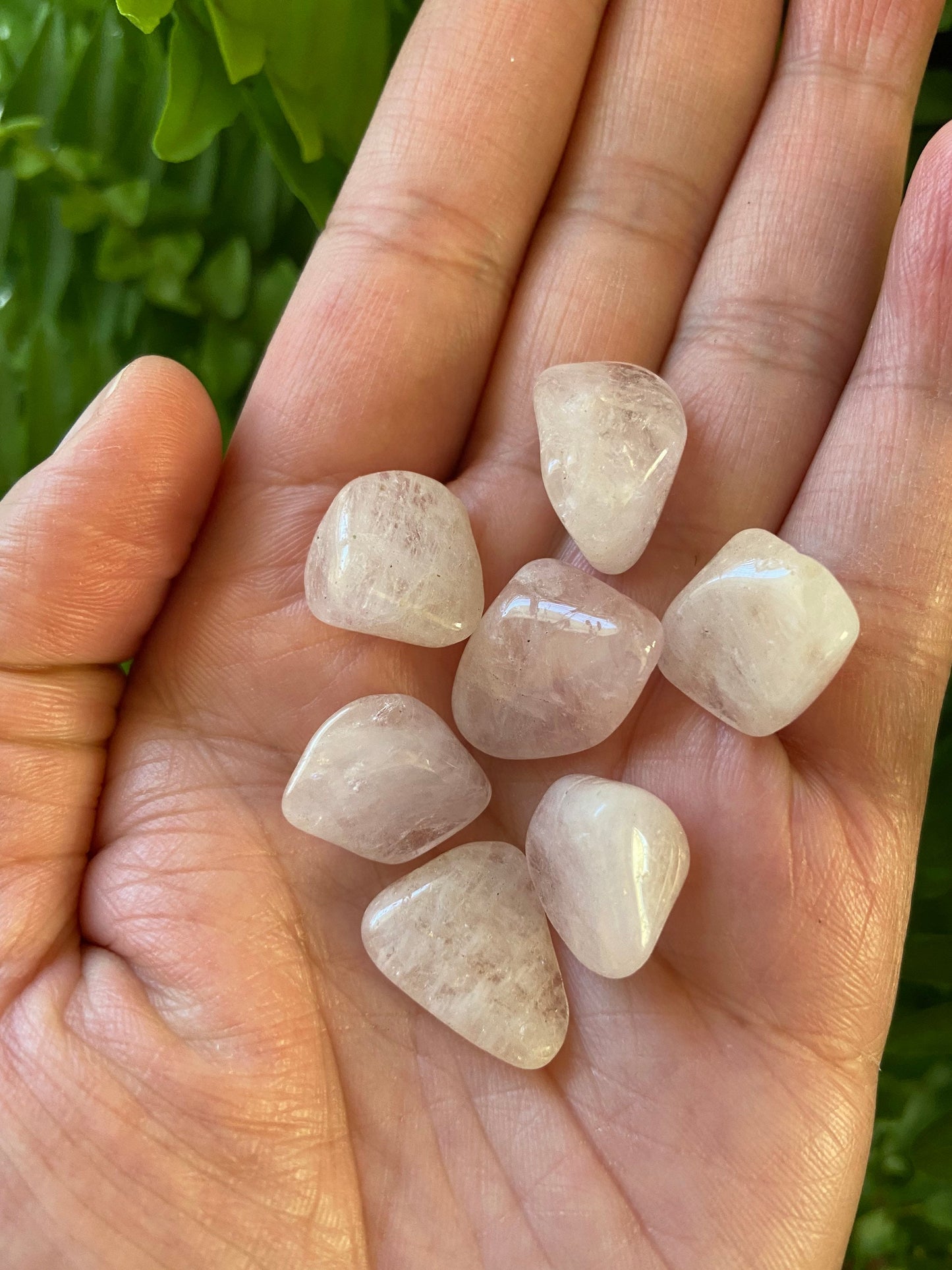 Authentic Pink Morganite-Tumbled Pink Morganite -Pink Morganite