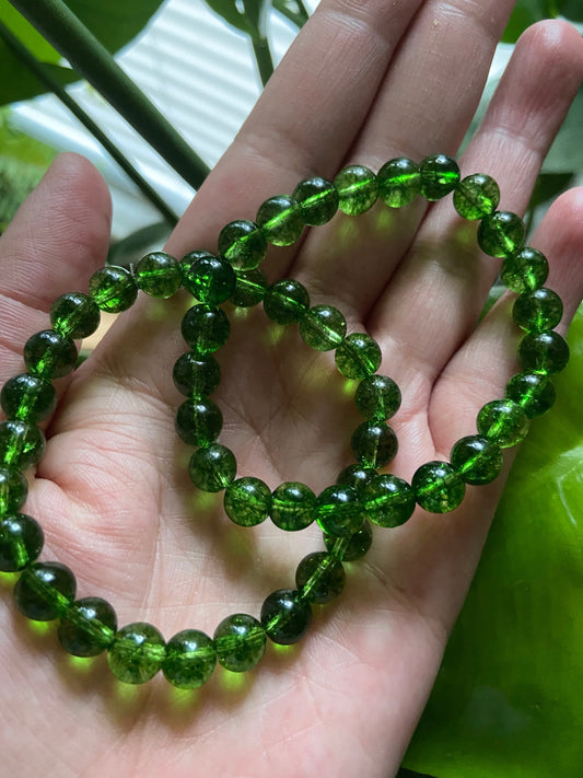 Peridot Bracelet- Peridot Crystal Bracelet